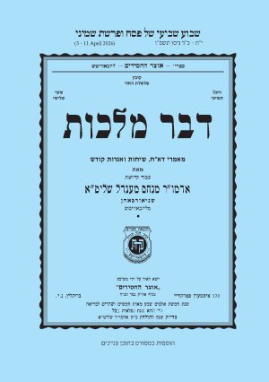 Shemini - Dvar Malchus